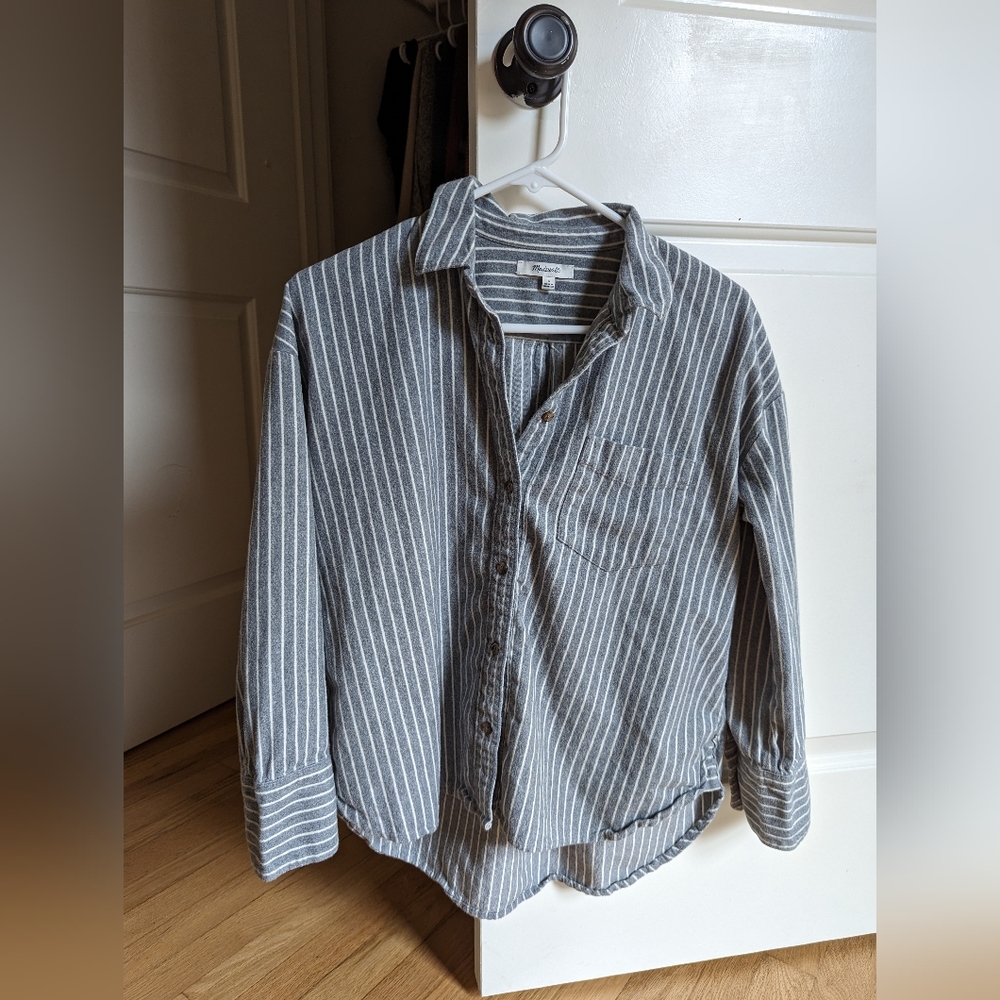 Madewell Flannel Button Up - Size S